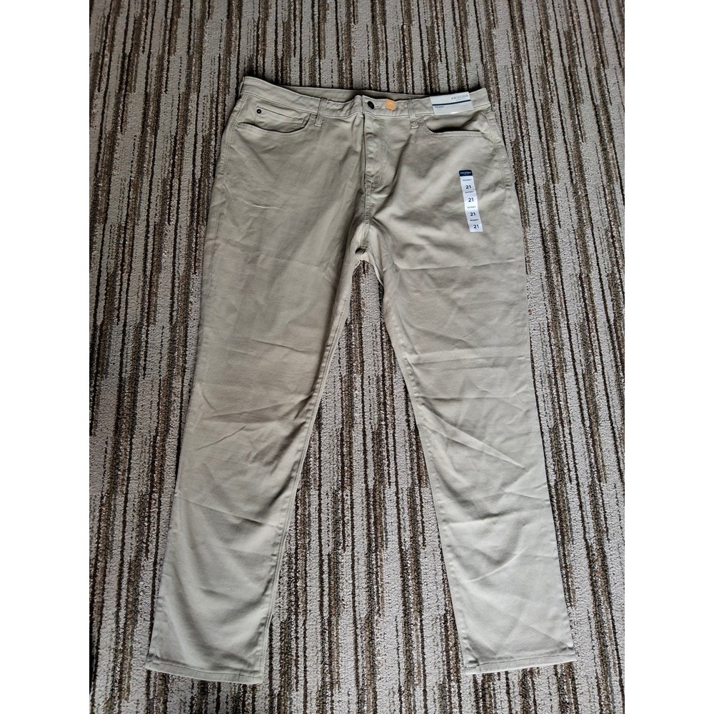 Arizona Jean Co Womens 21 Hi-Rise Skinny Pants Dune Beige Slim Fit Stretch NWT